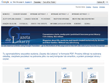 Tablet Screenshot of gazeta-dla-lekarzy.com